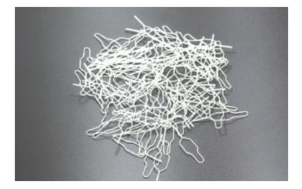 Peak coated twist ties